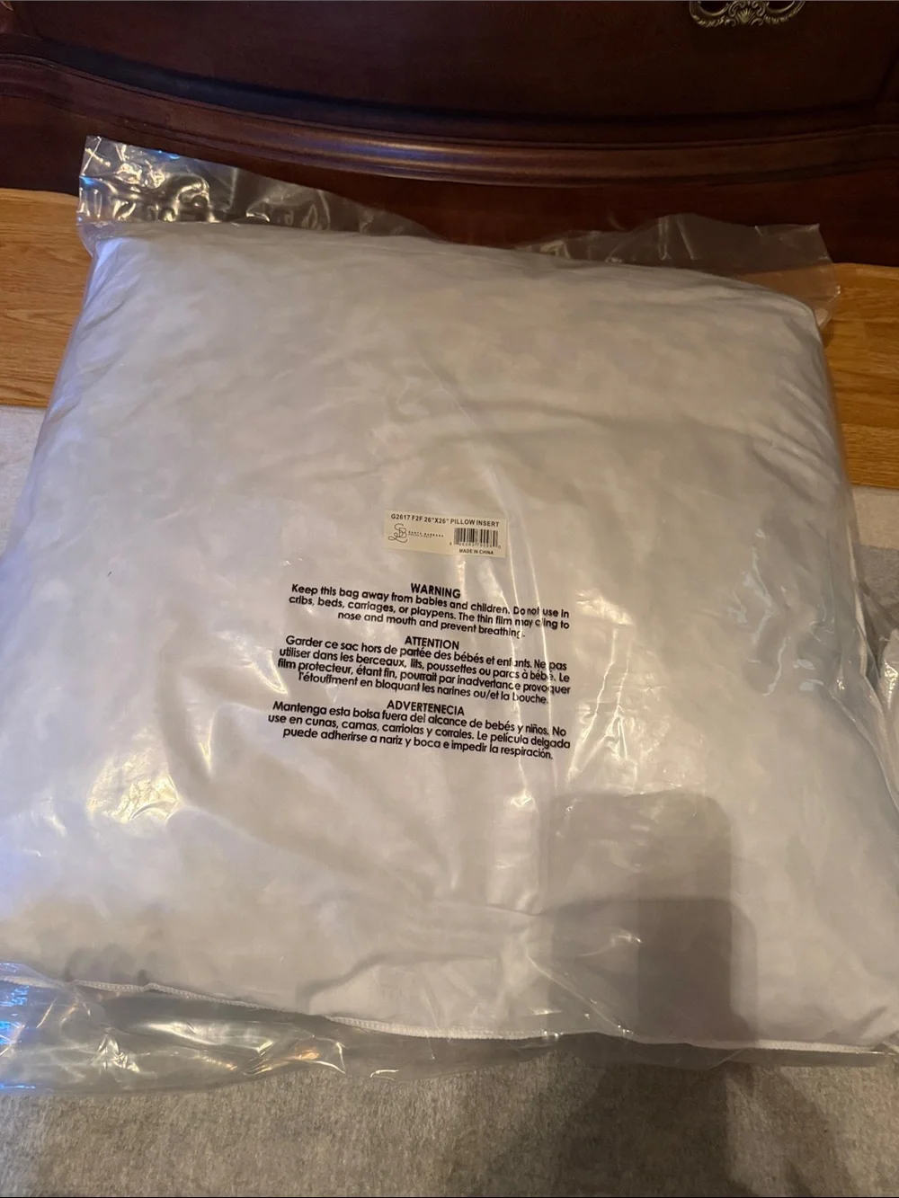 Brand new with tags down filled Santa Barbara Designs pillow and cover